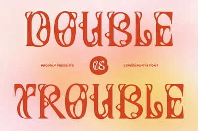 Trouble – Melted Serif Font