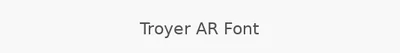Troyer AR Font