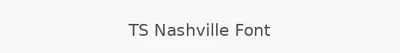 TS Nashville Font