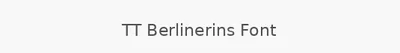 TT Berlinerins Font