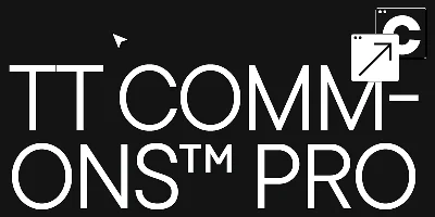 TT Commons️ Pro Font
