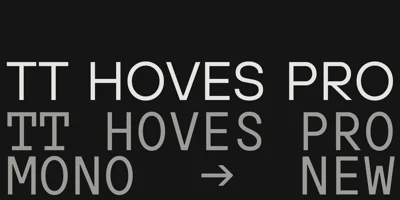 TT Hoves Pro Font