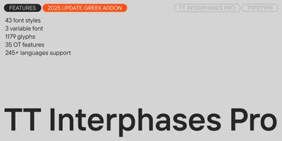 TT Interphases Pro Font