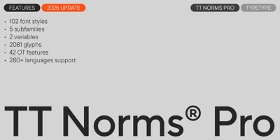 TT Norms Pro Font