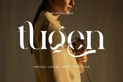 Tugen ligature serif typeface