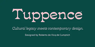 Tuppence Font
