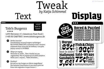 Tweak Text & Tweak Display Font