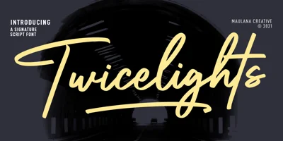 Twicelights Font