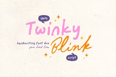 Twinky Blink - Cute Font Duo Free Download