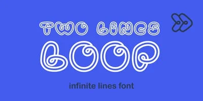 Two Stroke Font