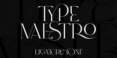 Type Maestro Font