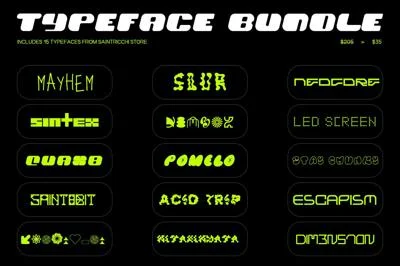 Typeface Bundle - Display Fonts