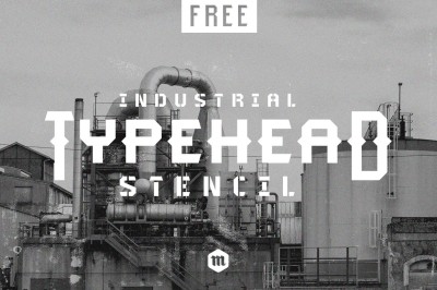 Typehead Industrial Stencil | Font