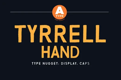Tyrrell Hand Distressed by A-Type Font
