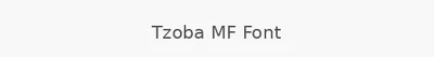 Tzoba MF Font
