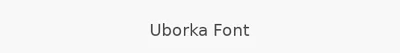 Uborka Font