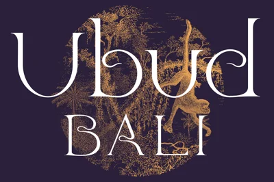 Ubud. Contemporary serif font
