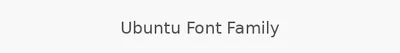 Ubuntu Font Family