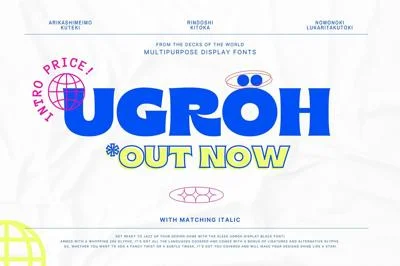 Ugroh Black - BOLD Fonts