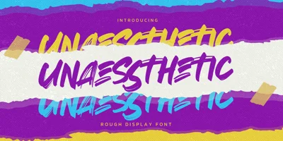 Unaessthetic Font