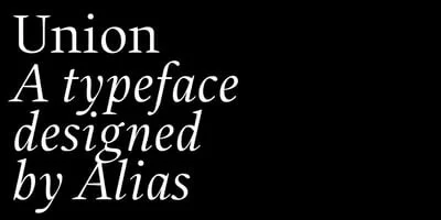 Union Font