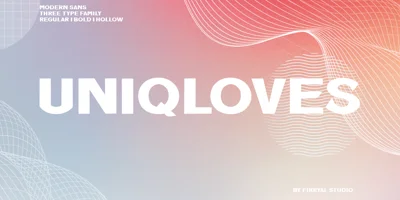 Uniqloves Font