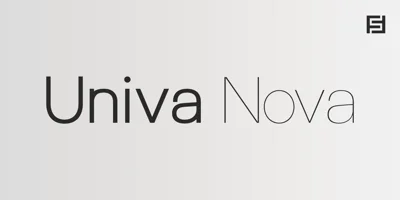 Univa Nova Font