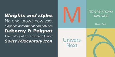 Univers Next Font