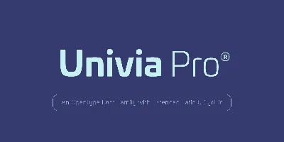 Univia Pro Font
