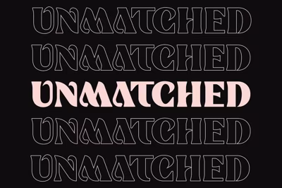Unmatched - Stylish Display Font Free Download