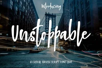 Unstoppable Font Duo