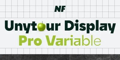 Unytour Display Pro Variable Font