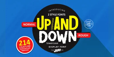 Up and Down Font