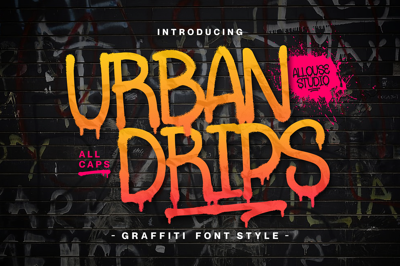 Urbandrips A Graffiti Font Style Free Download