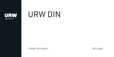 URW DIN Font