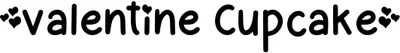 Valentine Cupcake Font