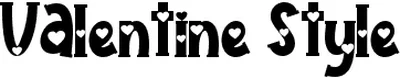 Valentine Style Font