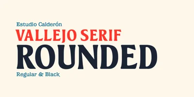 Vallejo Serif Rounded Font