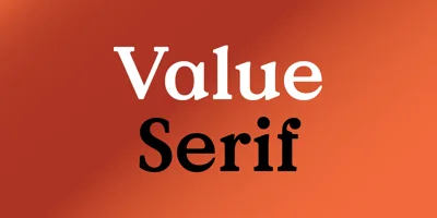 Value Serif Font