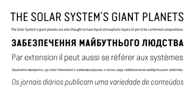 Van Condensed Font