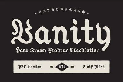 Vanity - Fraktur Blackletter Font