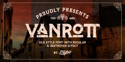 Vanrott Font