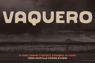 VAQUERO by Ocotillo Design Studio Free Download