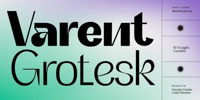 Varent Grotesk Font