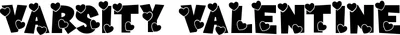 Varsity Valentine Font