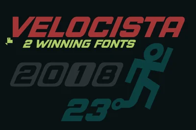 Velocista Display -2 fonts-