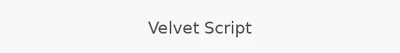 Velvet Script