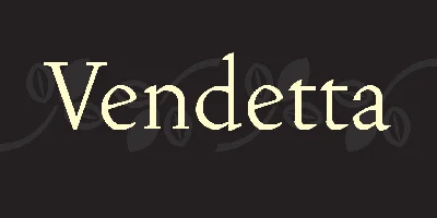 Vendetta Font