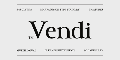Vendi Font