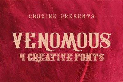 Venomous Typeface Font